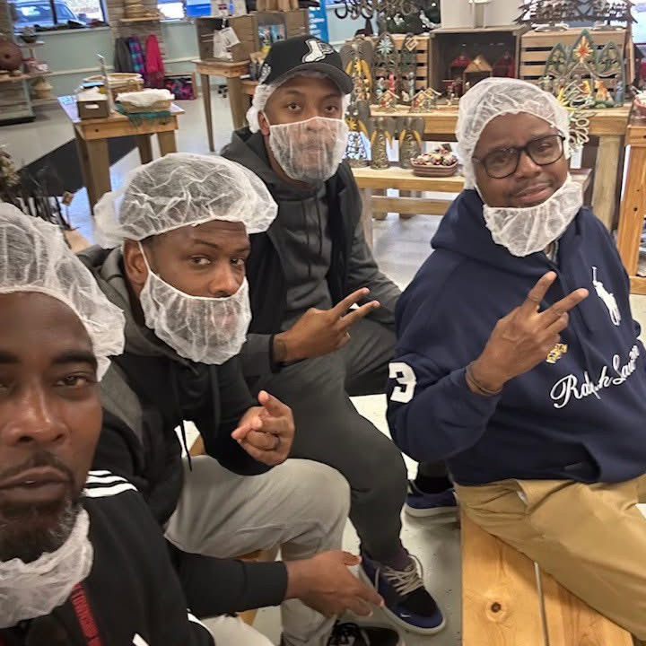 Male Mentoring service project at Feed My Starving Children
