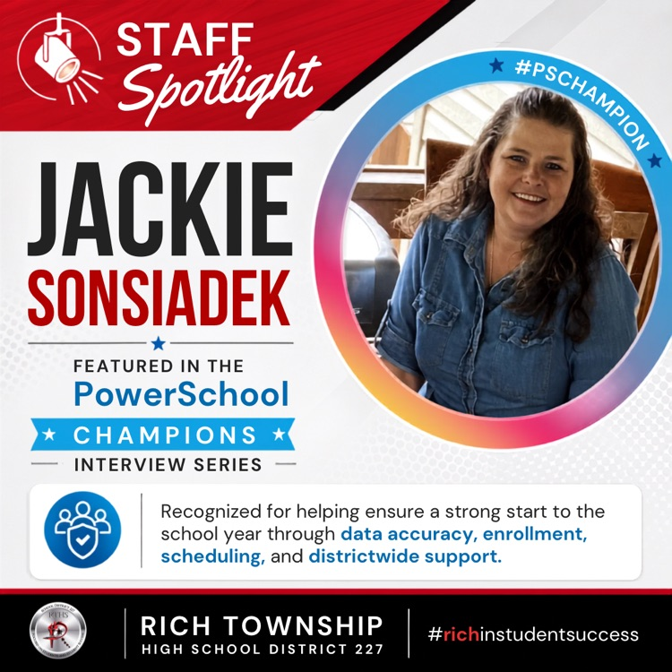 Jackie Sonsiadek named PowerSchool Champion