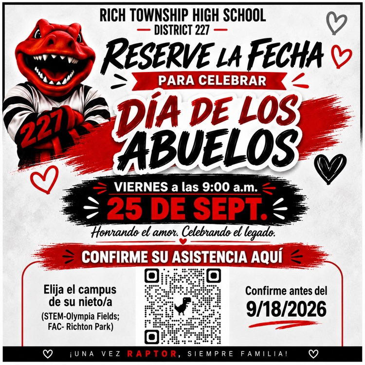 Spanish - Grandparents Day flyer