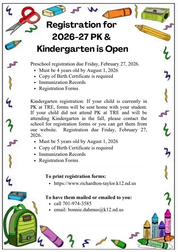 PK & K Pre-registration