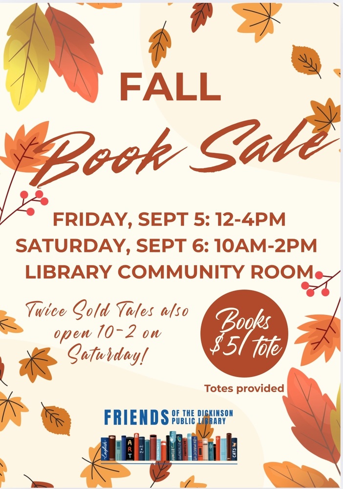 Dickinson Library Book Sale