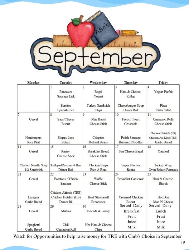 Sept Menu