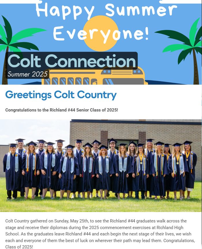 Colt Connection Cover - Summer 2025