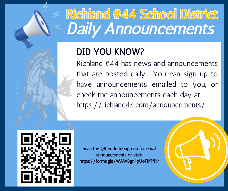 Subscribe to announcements