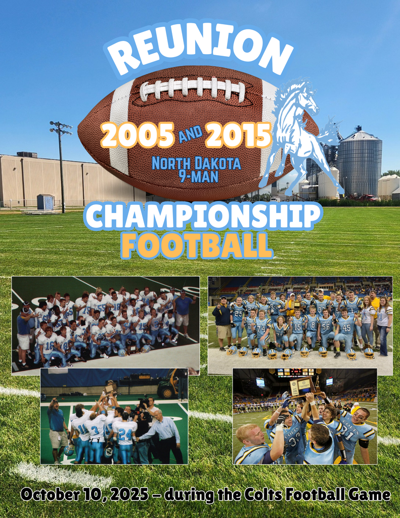 Championship Football Reunion Flyer