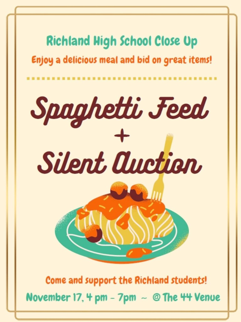 spaghetti feed poster