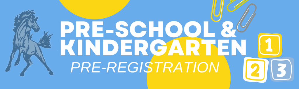 preschool and kindergarten registration header