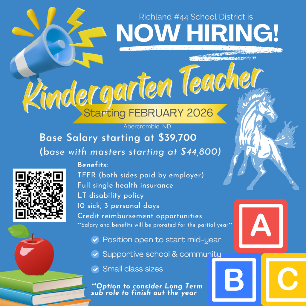 Flyer to hire Kindergarten teacher