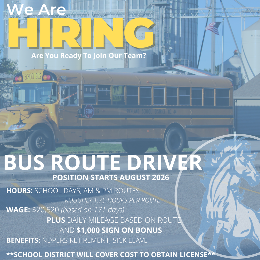 We are hiring bus drivers flyer