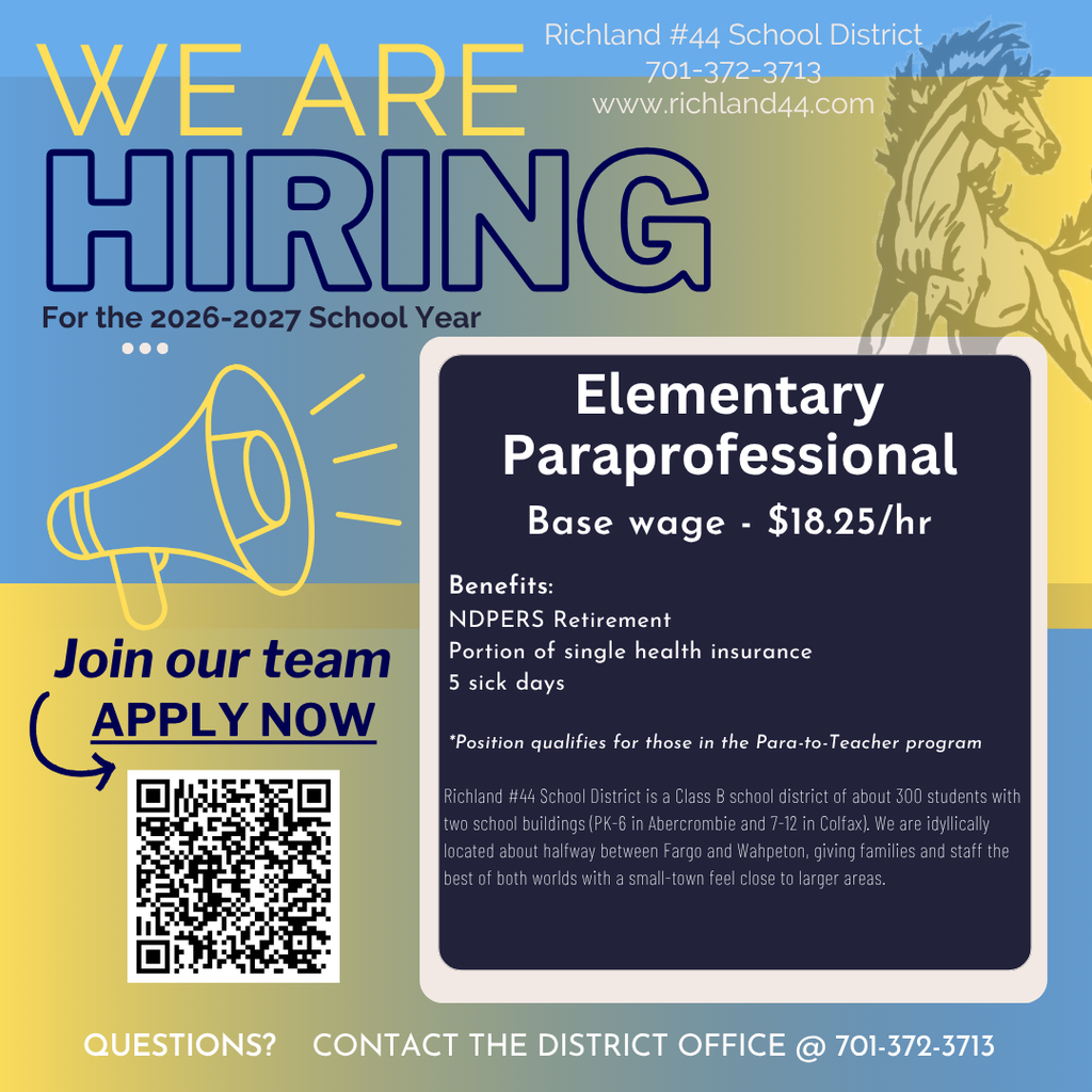 we are hiring paraprofessional poster
