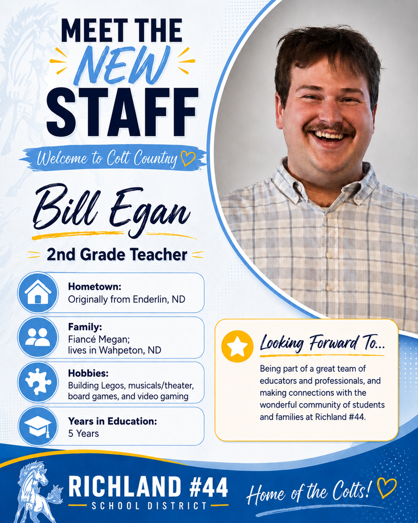 Poster introducing new staff Bill Egan