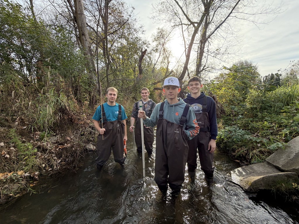 ENR team conducting soil tests