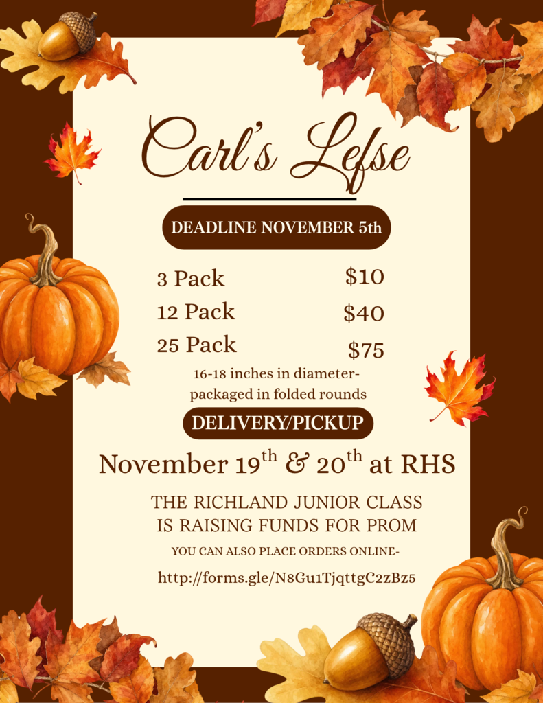 Lefse sale flyer