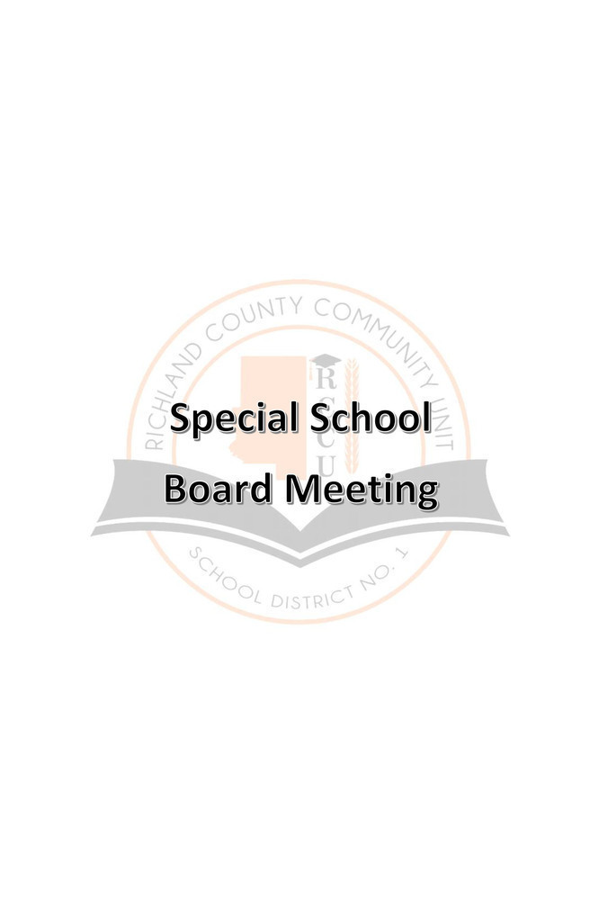 Special Board Meeting - Thursday, August 21, 2025