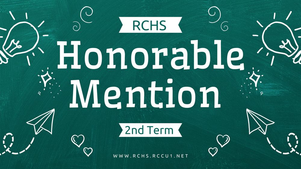 RCHS Honorable Mention - 2nd term