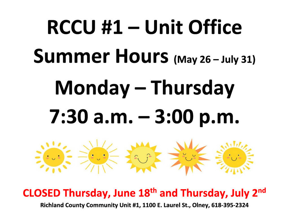 Summer Hours 2026