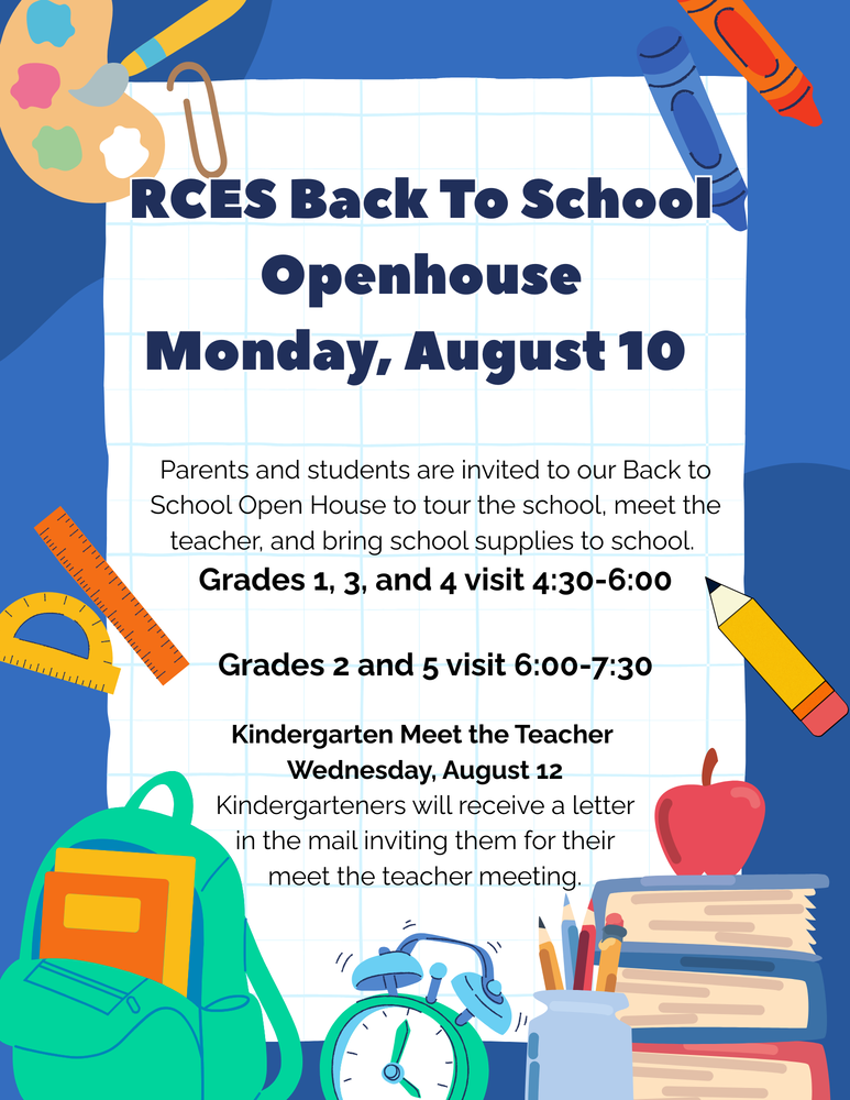 RCES Back To School Night