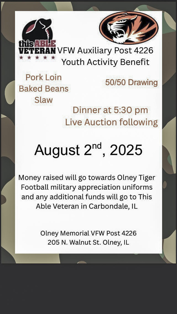 VFW Pork Loin fundraiser for military appreciation Tigers football game