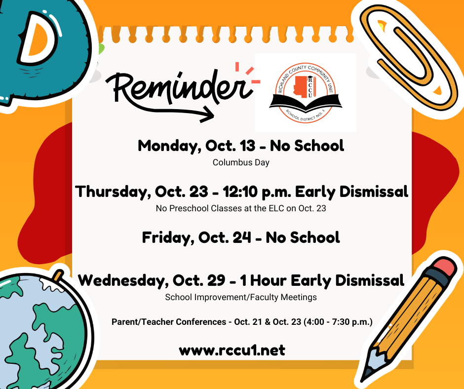 Calendar Reminders - October 2025