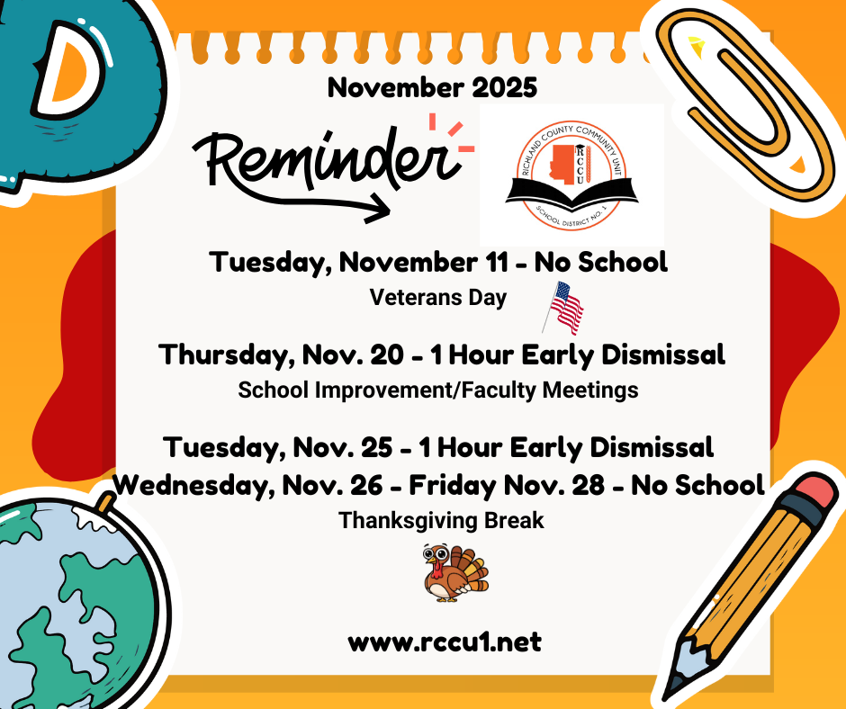 Early Dismissal November 2025 