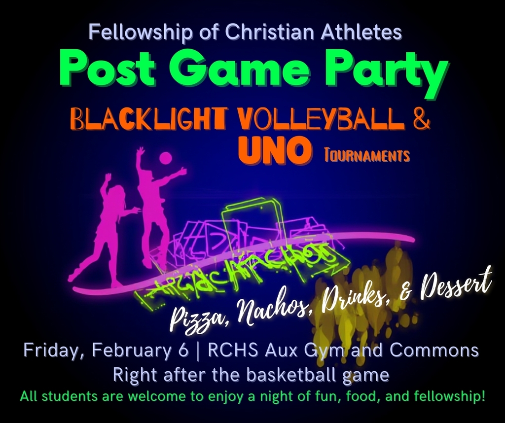 FCA Post Game Party of Blacklight Volleyball after Tiger Mega Night