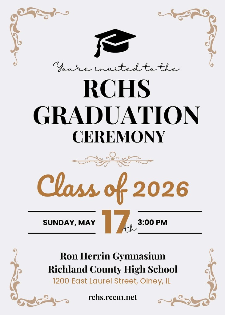 RCHS Grad date set for May 17th