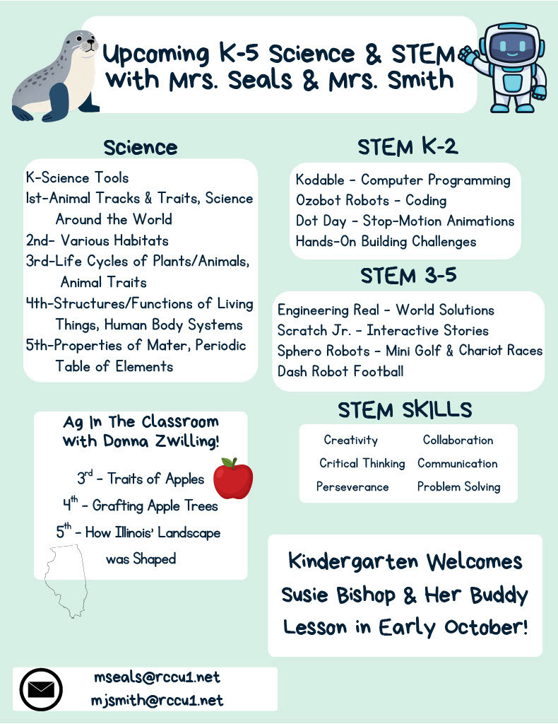 Fun activities happening in Science & STEM