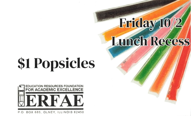 Friday $1 popsicle day