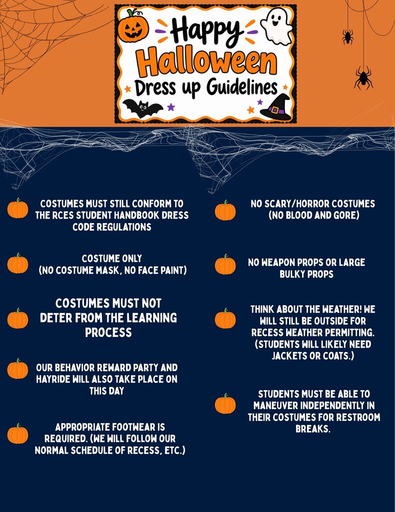 Halloween Dress up Guidelines for Red Ribbon Week