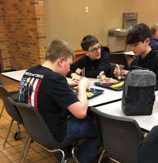 February 6th was National Chopstick Day. The students were issued chopsticks at lunch to try to eat their Orange Chicken over Rice with. We hope the students enjoyed this opportunity! 