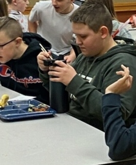 February 6th was National Chopstick Day. The students were issued chopsticks at lunch to try to eat their Orange Chicken over Rice with. We hope the students enjoyed this opportunity!