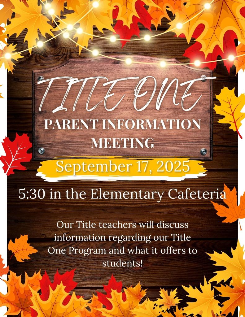 Title One Flyer