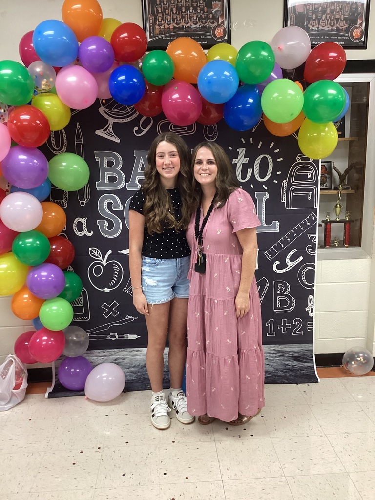 Teacher and student picture.