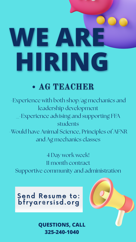 AG teacher