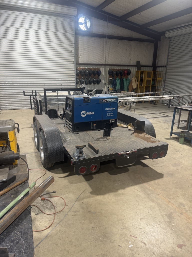 Welding trailer