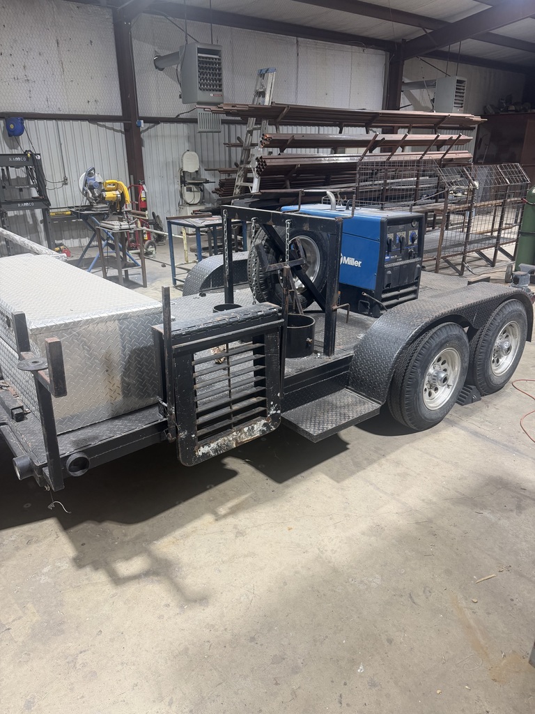Welding trailer