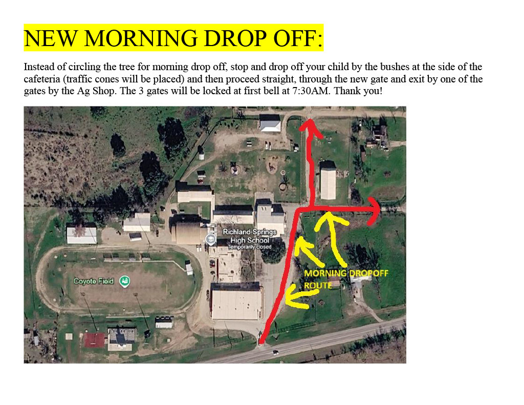 2026 new morning drop off 