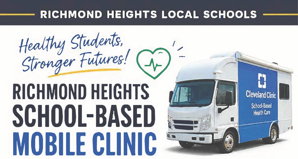 school base mobile clinics flyer