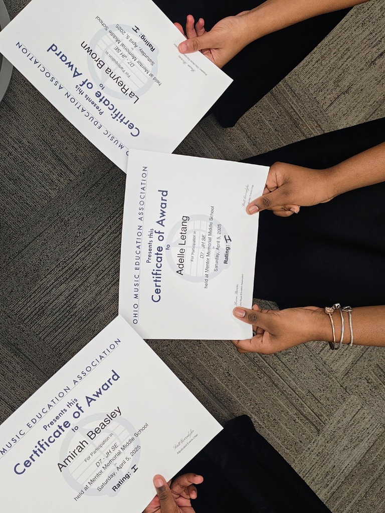 Solo & Ensemble at Mentor Memorial Middle School