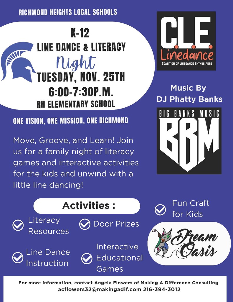 k-12 line dance and literacy