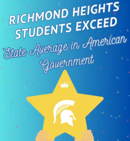 students exceed state average in American Government