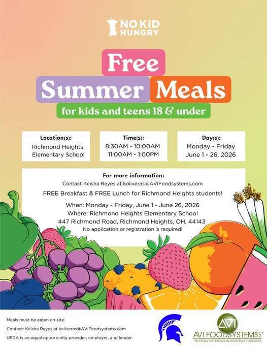 free summer meals
