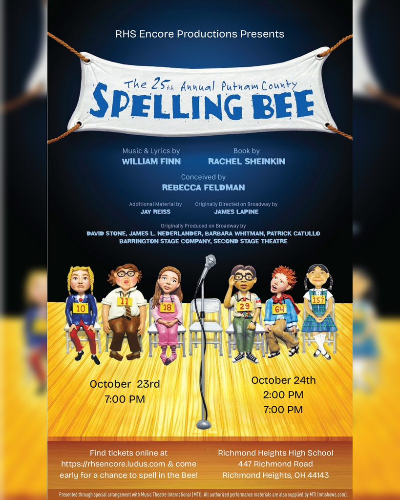 Spelling Bee Production Flyer