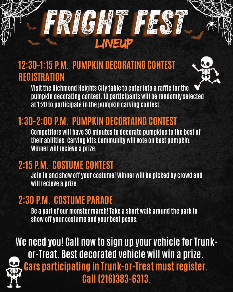 Fright Fest at the Farm Details Flyer