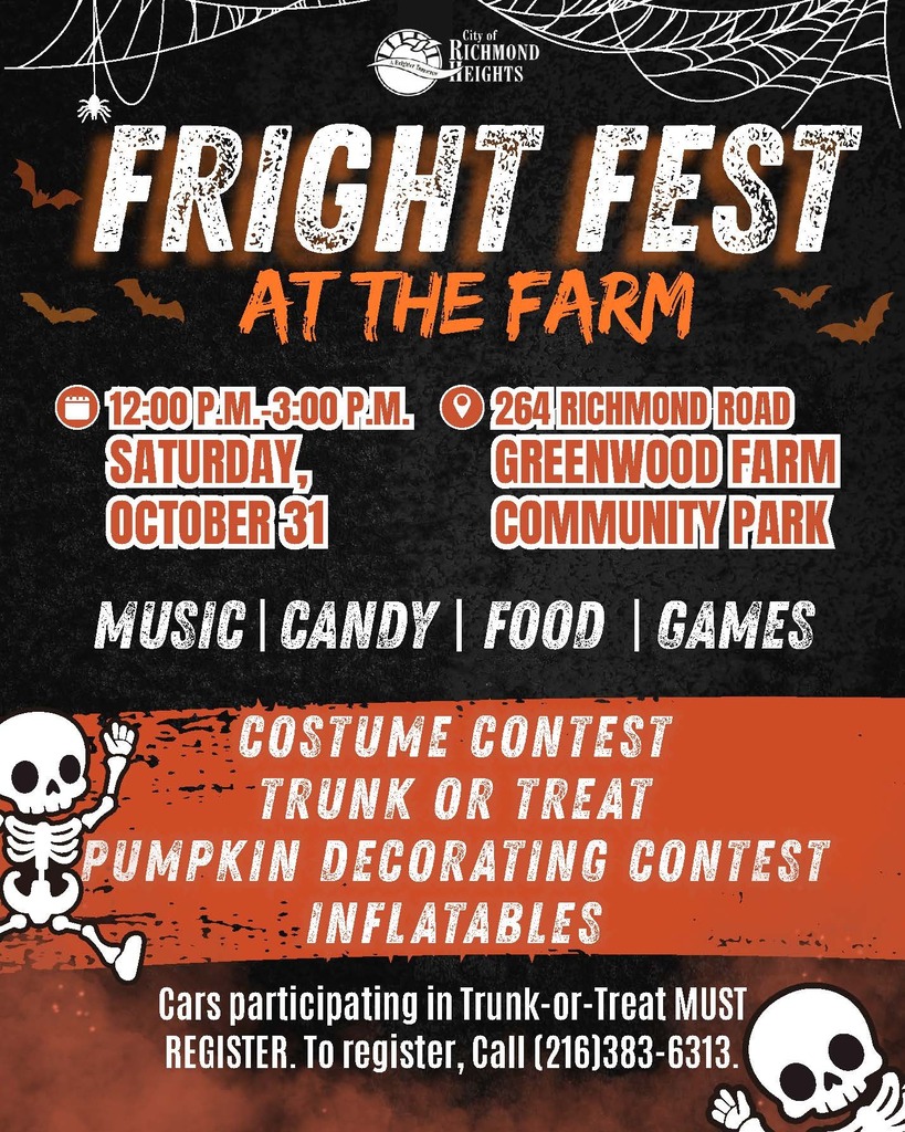 Fright Fest at the Farm Details Flyer