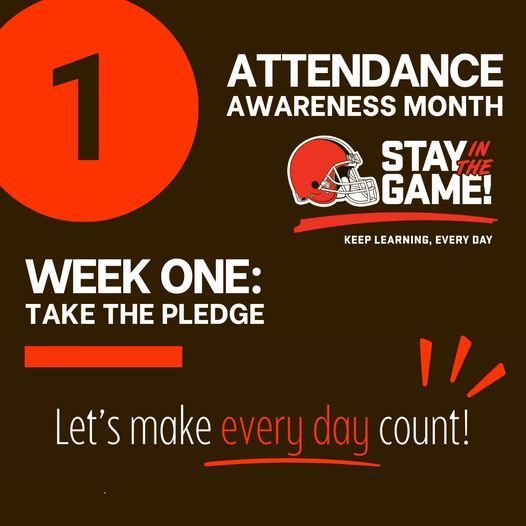 Image of Cleveland Browns Attendance Awareness Month