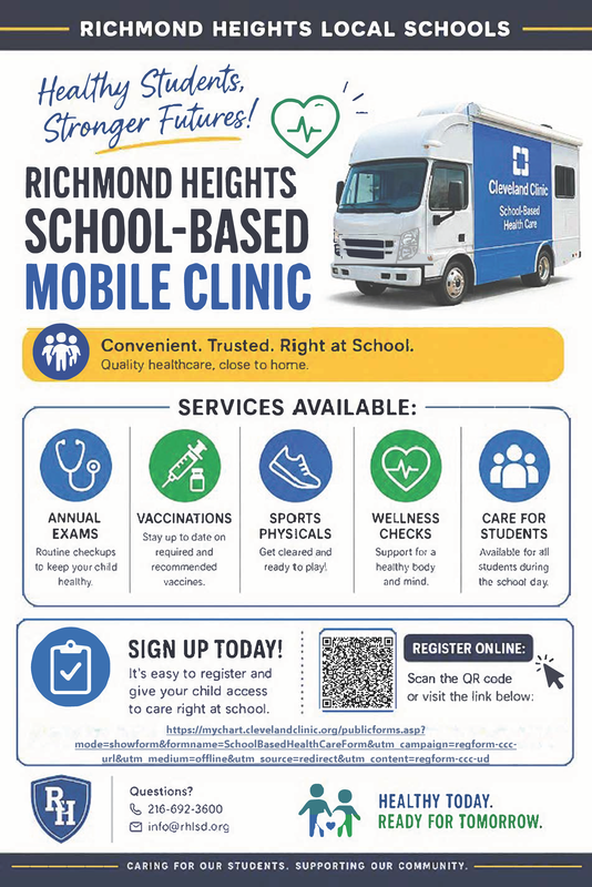 mobile unit health care flyer