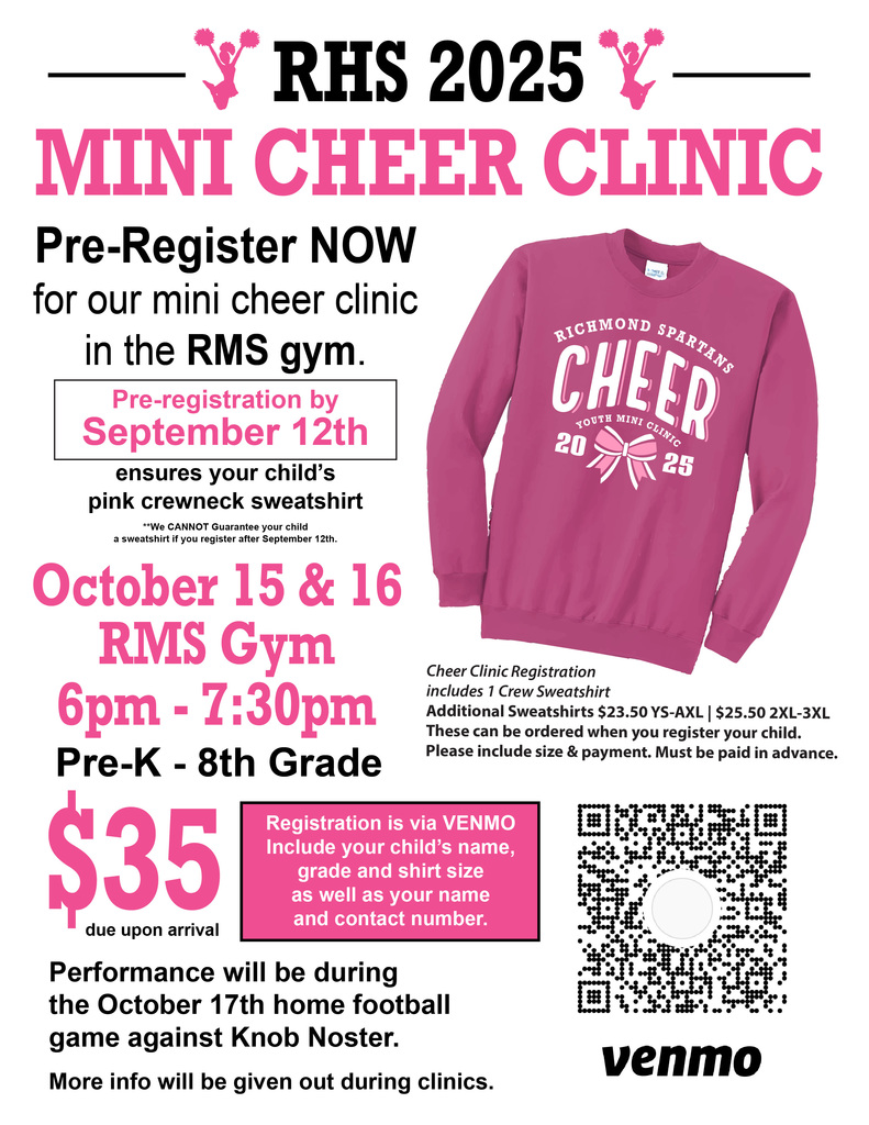Cheer Clnic Flier Post