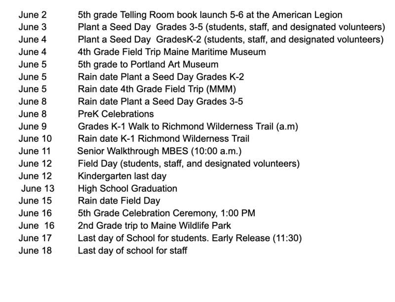 June dates