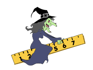 witch on ruler